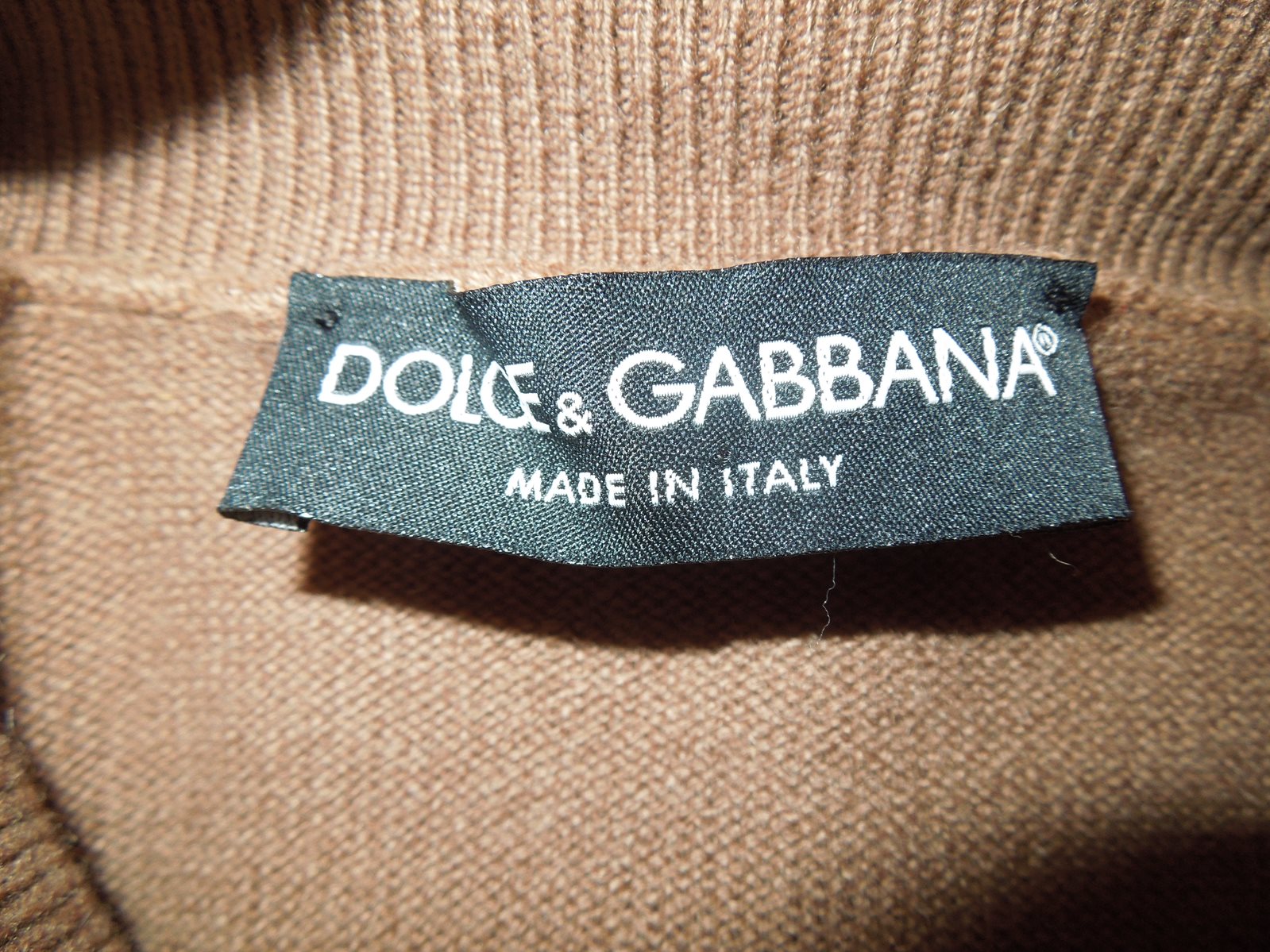 Dolce & Gabbana Multicoloured Brown Cashmere Turtle-Neck Sweater. - The Loft, London