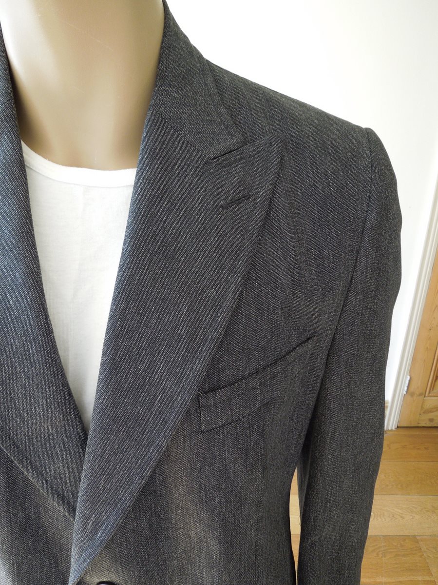 Dolce & Gabbana Cotton Grey Two Button Single Breasted Jacket. - The Loft, London