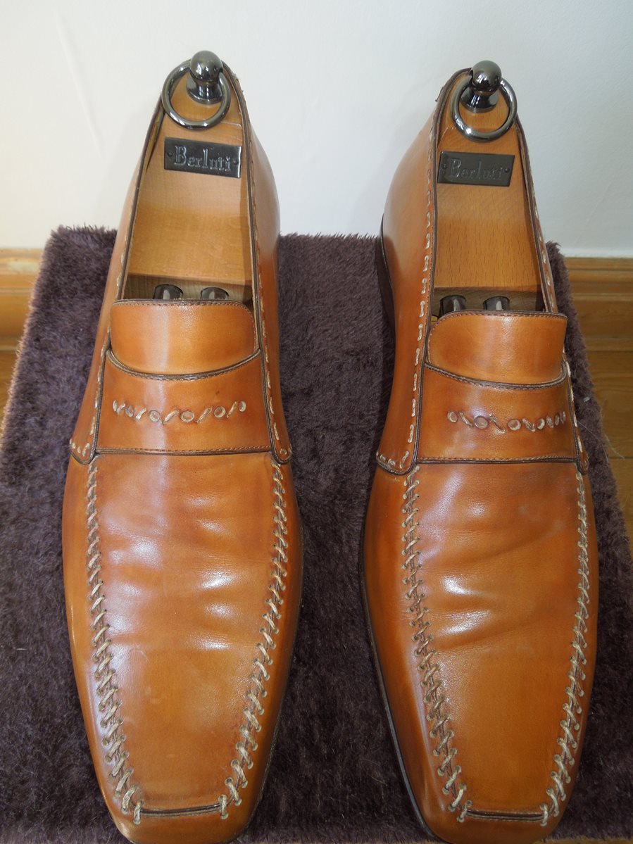 Berluti Tan Leather Men Loafers - The Loft, London