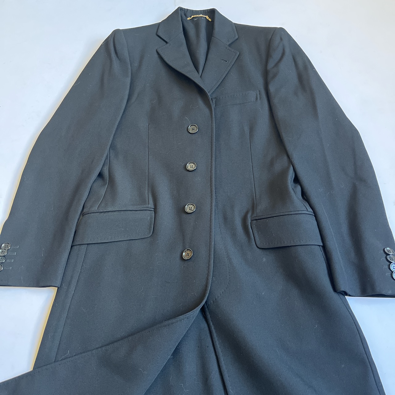 Dolce & Gabbana Mens Long Black Coat. - The Loft, London