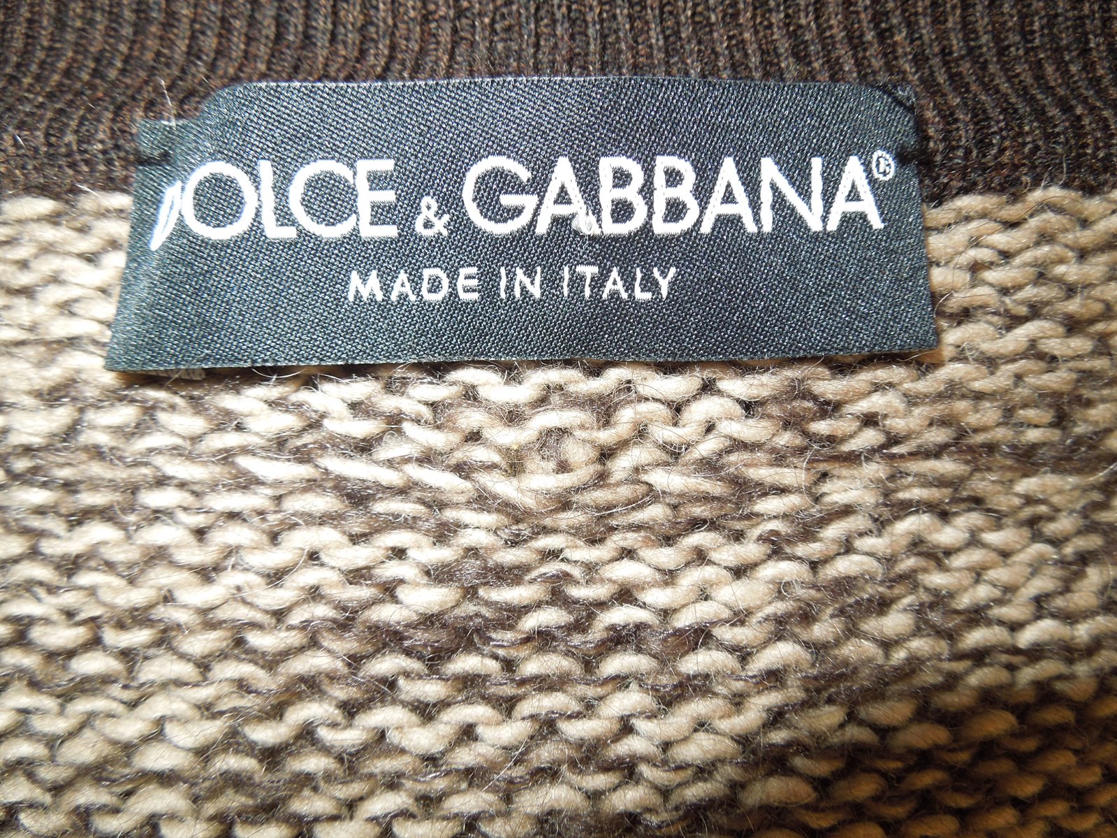Dolce & Gabbana Mens Brown Cardigan  - The Loft, London